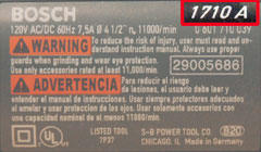 bosch serial number location drilling